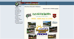 Desktop Screenshot of fanklubskoda.cz