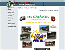 Tablet Screenshot of fanklubskoda.cz